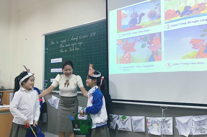 Học “Phát triển ngôn ngữ” kết hợp cùng “The Leader in me”